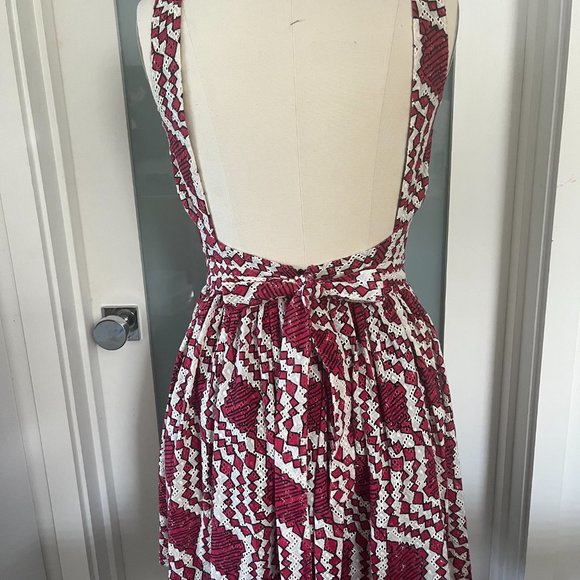 Thakoon Addition Open Back Apron-Style Dress, Size 6 - Picture 3 of 4